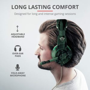 Trust Camo Gaming Headphones GXT310C