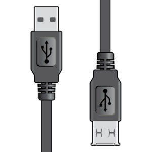 USB 2.0 Type A Plug to Type A Socket Leads