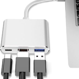 Usb-c To Hdmi Adapter  Type- C 3 In 1