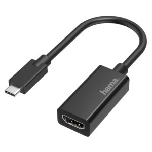 Hama 4K Ultra-HD USB-C Plug To HDMI Video Adapter – Black