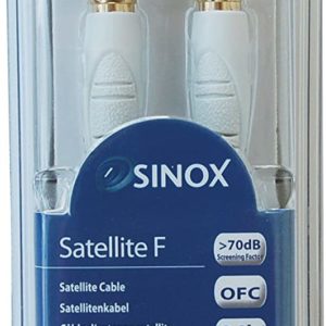 Sinox Satellite Cable F Connector F Connector, 2.0m