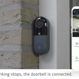 Nedis Rechargeable WiFi Smart video Doorbell
