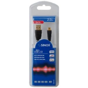BTech Sinox SXC4402 USB 2.0 Mini Cable USB 2.0 A M USB 2.0 Mini M, 2.0m
