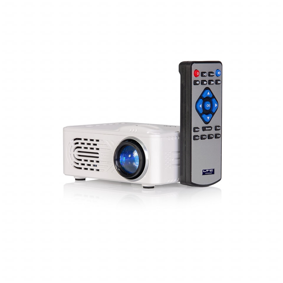 COMPACT RECHARGEABLE LED PROJECTOR